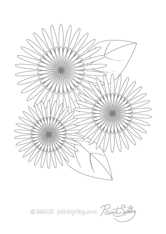 Printable Flower Adult Coloring Book Get 3 Free Pages