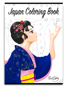 Printable Japan Adult Coloring Book - PaintSpring