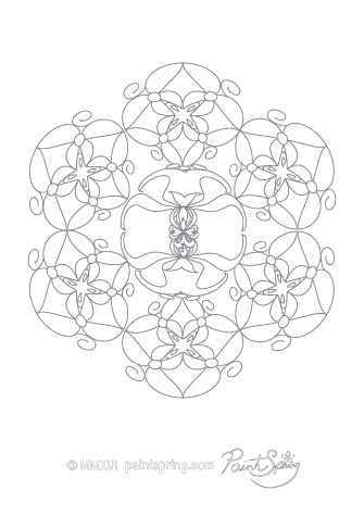 Printable Abstract Coloring Page
